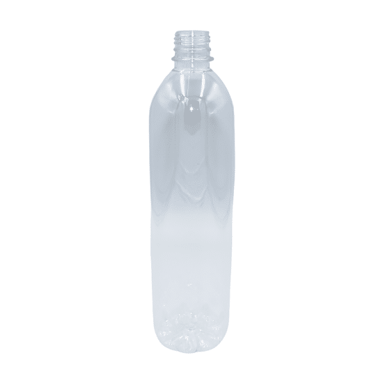 750ml Cylindrical Water Bottle (clear Blue) 28mm - Contour Plastics 